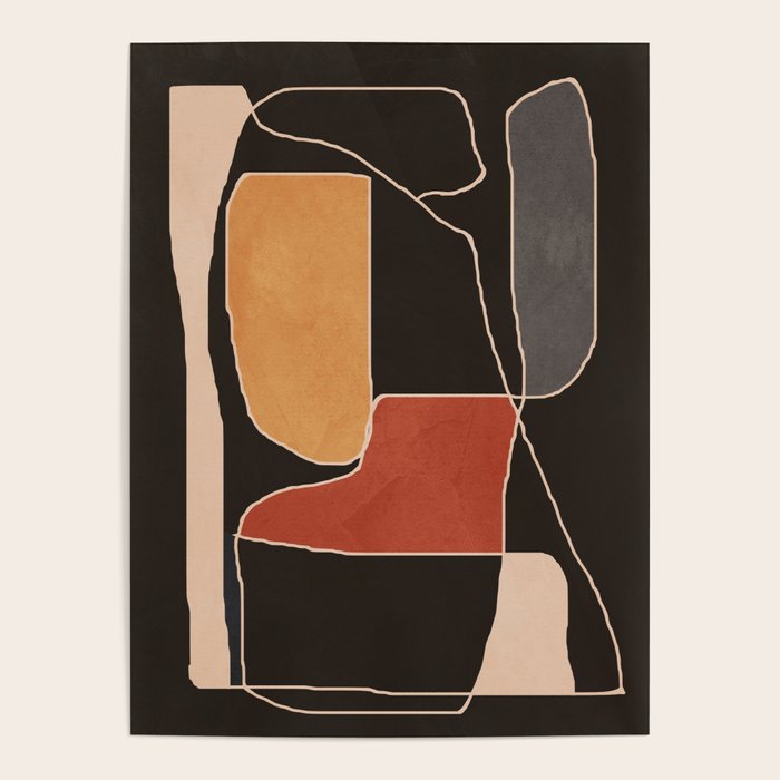 Modern Abstract Minimal Shapes 212 Poster Gallery Image 4