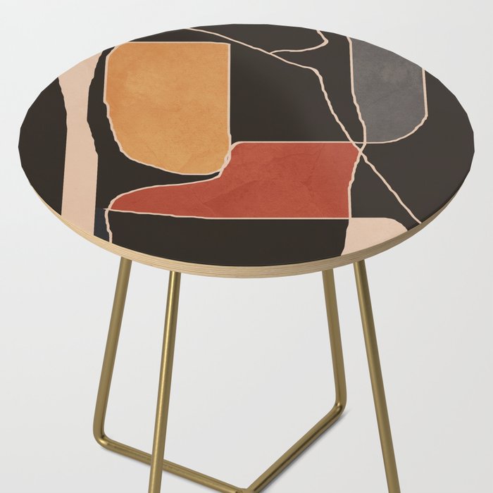 Modern Abstract Minimal Shapes 212 Side Table Gallery Image 2