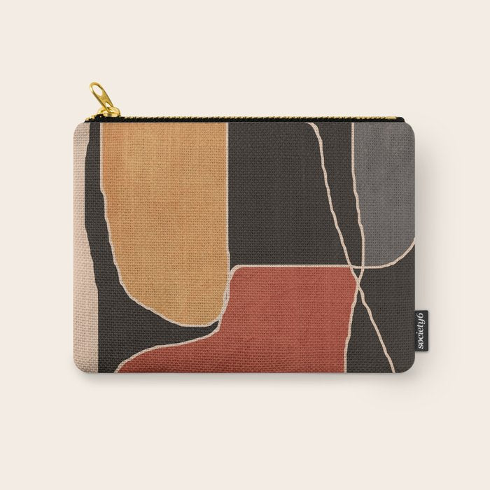 Modern Abstract Minimal Shapes 212 Carry All Pouch Gallery Image 1
