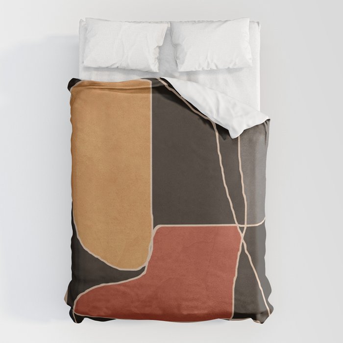 Modern Abstract Minimal Shapes 212 Duvet Cover Gallery Image 6