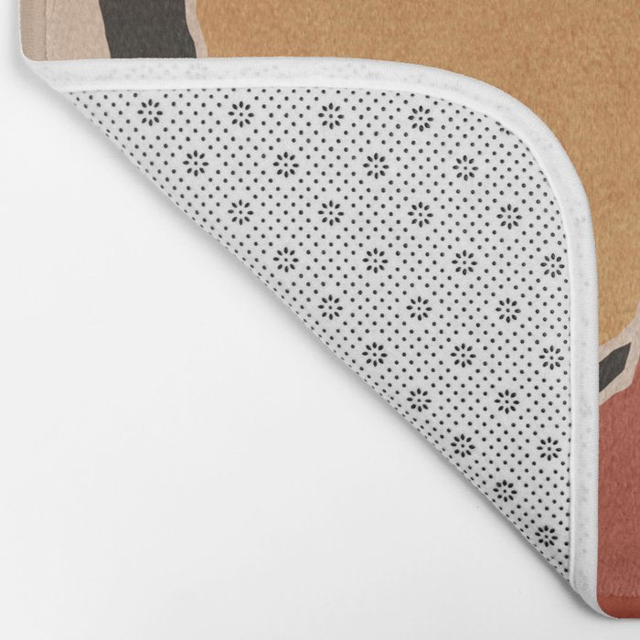 Modern Abstract Minimal Shapes 212 Bath Mat Gallery Image 2