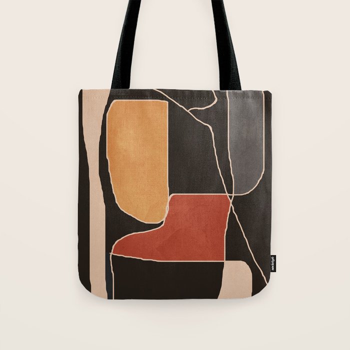 Modern Abstract Minimal Shapes 212 Tote Bag Gallery Image 1
