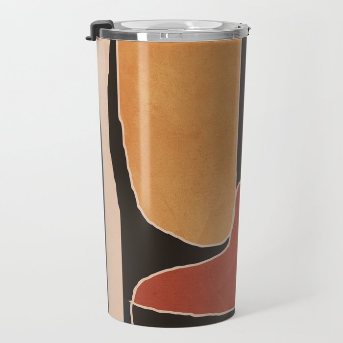 Modern Abstract Minimal Shapes 212 Travel Mug Gallery Image 3