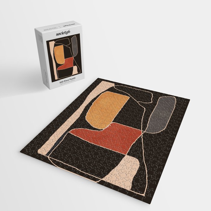 Modern Abstract Minimal Shapes 212 Jigsaw Puzzle Gallery Image 2