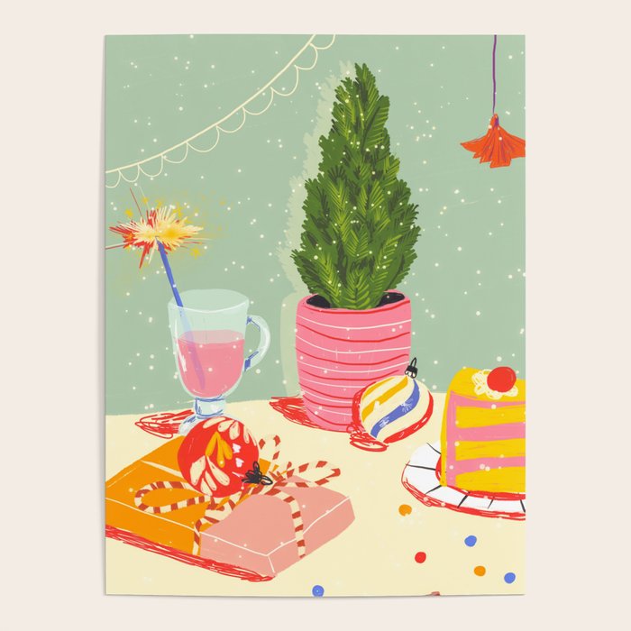 Christmas Eve still life Poster Gallery Image 1