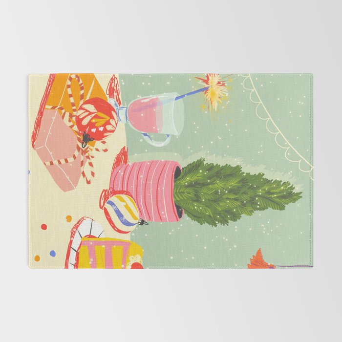 Christmas Eve still life Rug Gallery Image 2