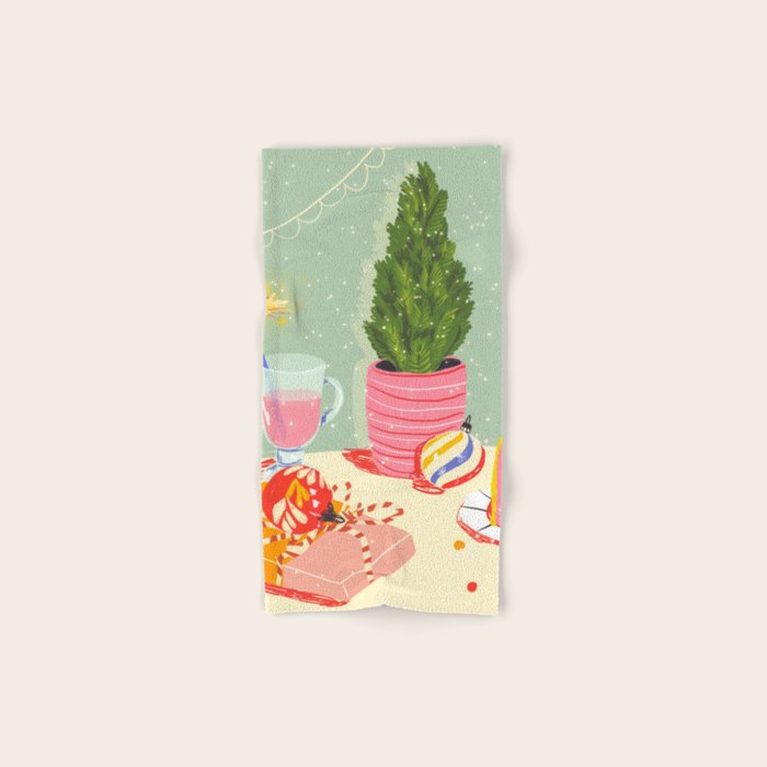 Christmas Eve still life Towels Gallery Image 1