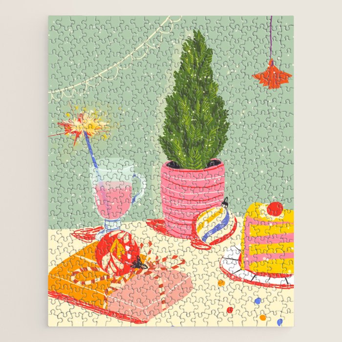 Christmas Eve still life Jigsaw Puzzle Gallery Image 1