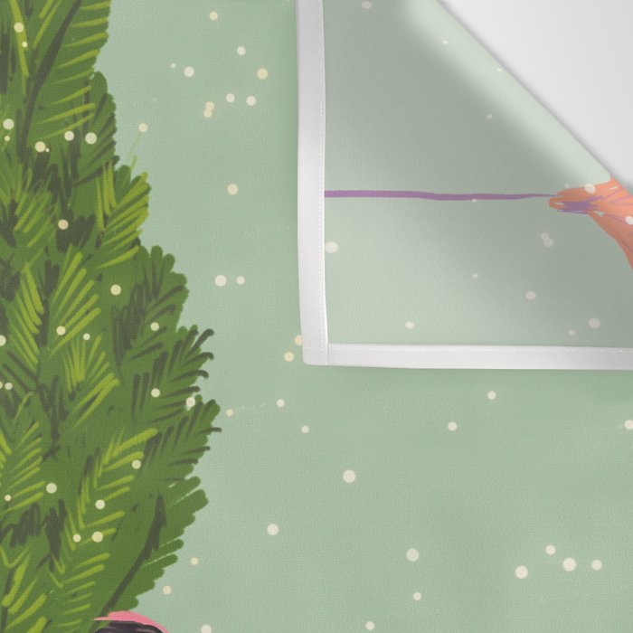 Christmas Eve still life Wall Tapestry Gallery Image 3