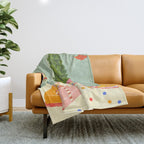 Christmas Eve still life Throw Blanket Gallery Image 1