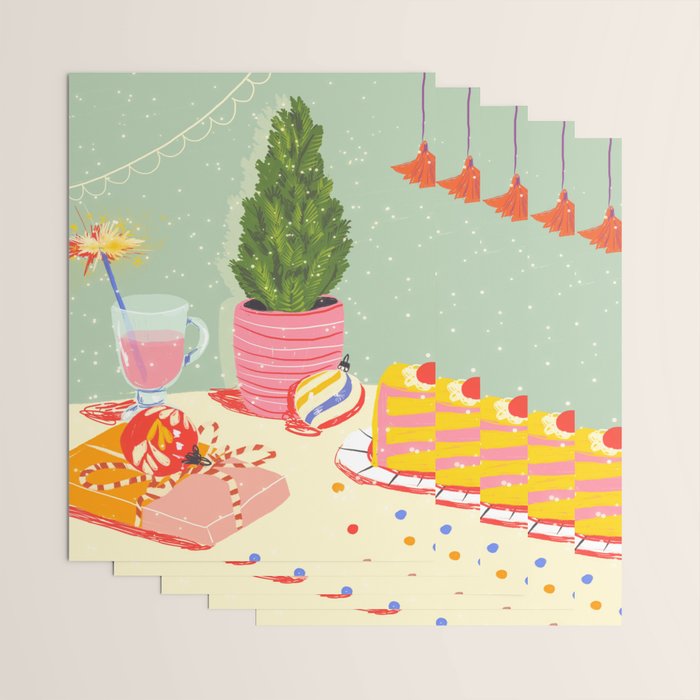 Christmas Eve still life Wrapping Paper Gallery Image 3