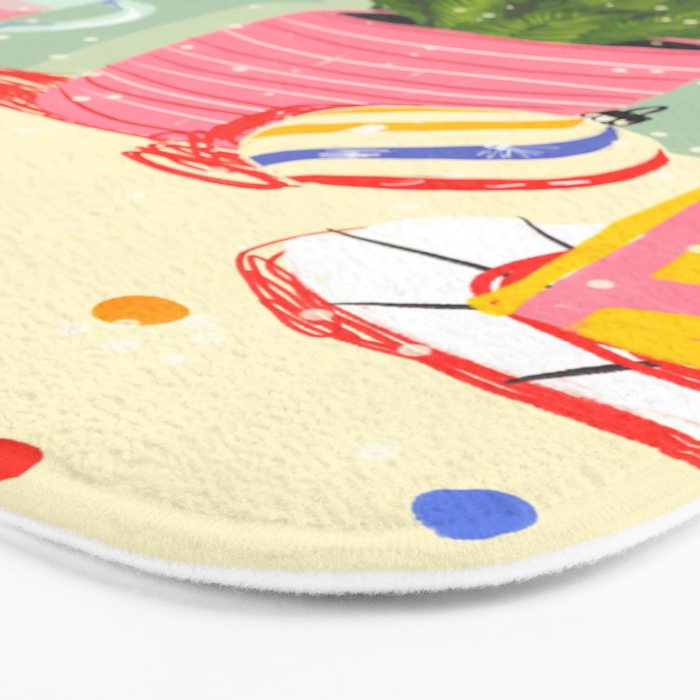 Christmas Eve still life Bath Mat Gallery Image 3