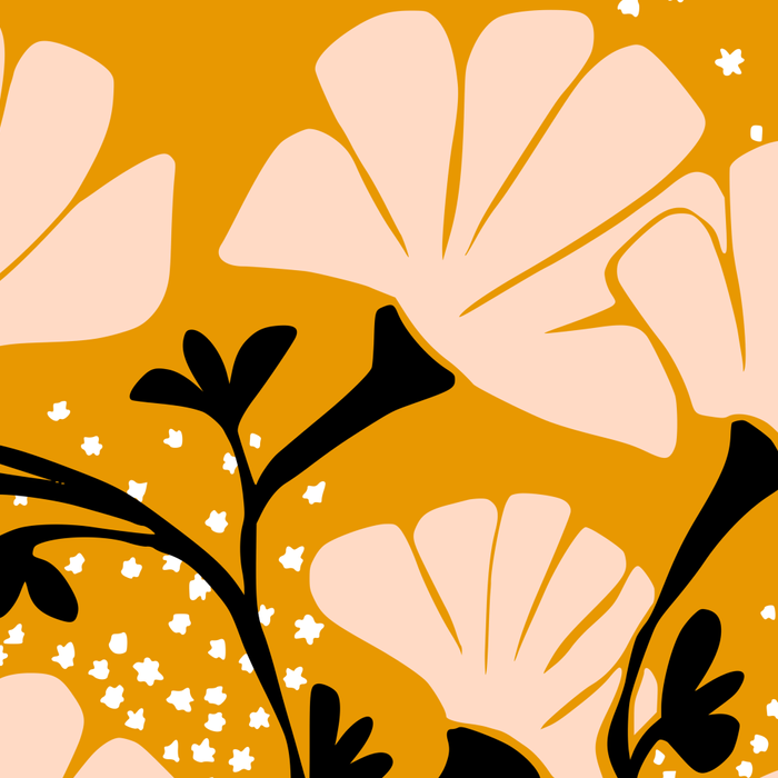 Ever blooming good vibes mustard yellow Coffee Mug Gallery Image 2