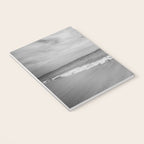 Ocean Waves Black and White Notebook Gallery Image 3