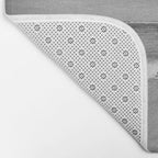 Ocean Waves Black and White Bath Mat Gallery Image 2