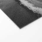 Ocean Waves Black and White Welcome Mat Gallery Image 2