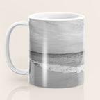Ocean Waves Black and White Coffee Mug Gallery Image 3