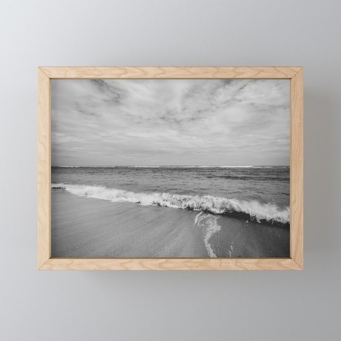 Ocean Waves Black and White Mini Art Print Gallery Image 1