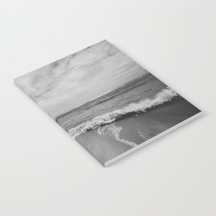 Ocean Waves Black and White Notebook Gallery Image 2