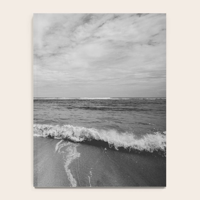 Ocean Waves Black and White Notebook Gallery Image 4