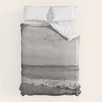 Ocean Waves Black and White Duvet Cover Gallery Image 6