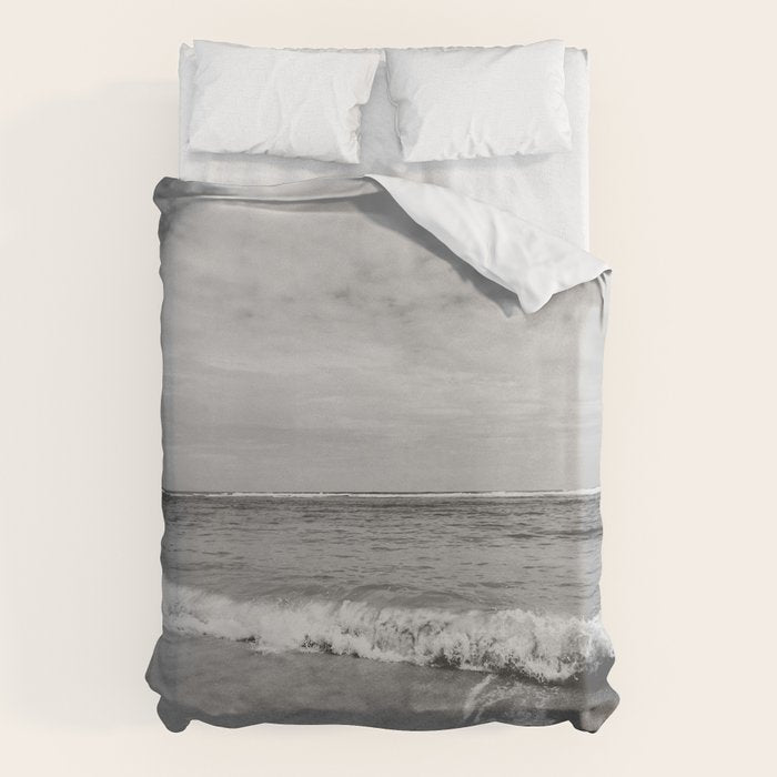 Ocean Waves Black and White Duvet Cover Gallery Image 6