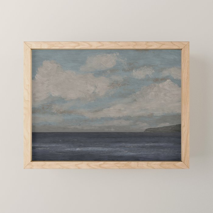 Blue Sea Mini Art Print Gallery Image 1
