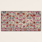 Tekke Asmalyk West Turkestan Floral Textile Print Desk Mat Gallery Image 3