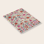 Tekke Asmalyk West Turkestan Floral Textile Print Notebook Gallery Image 3