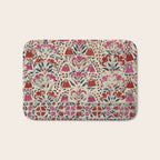 Tekke Asmalyk West Turkestan Floral Textile Print Bath Mat Gallery Image 1