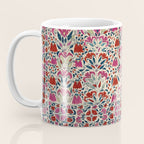 Tekke Asmalyk West Turkestan Floral Textile Print Coffee Mug Gallery Image 3
