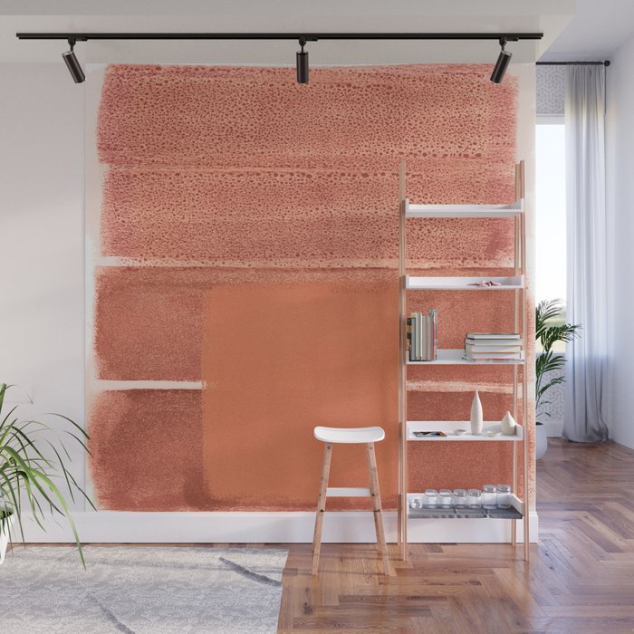 colorfields autumn orange Wall Mural Gallery Image 1