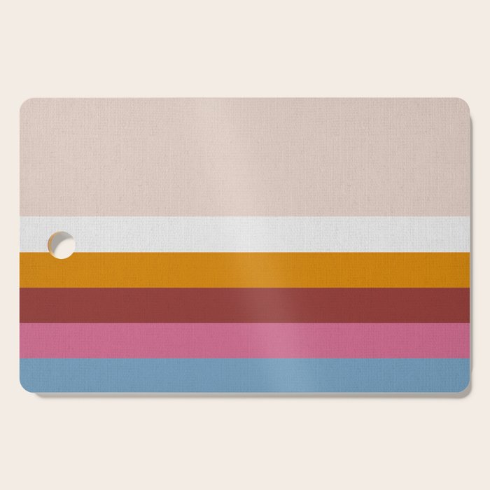 Modern Eclectic Rainbow Cutting Board Gallery Image 1