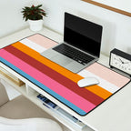 Modern Eclectic Rainbow Desk Mat Gallery Image 2
