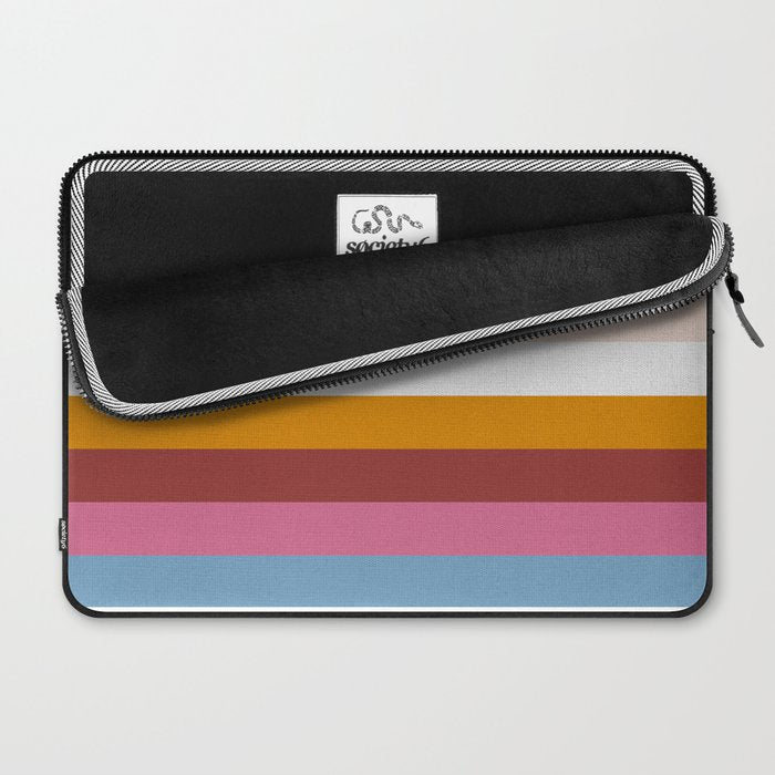 Modern Eclectic Rainbow Laptop Sleeve Gallery Image 2