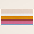 Modern Eclectic Rainbow Desk Mat Gallery Image 3