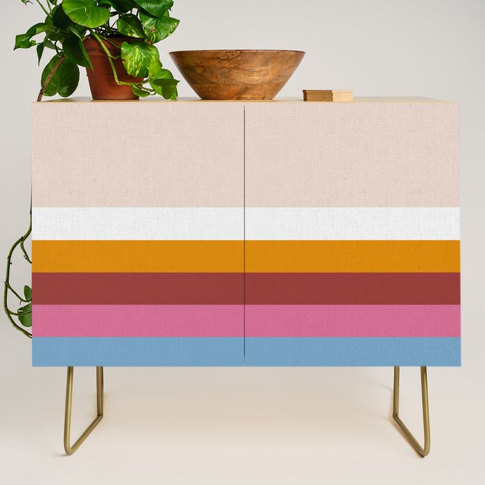 Modern Eclectic Rainbow Credenza Gallery Image 1
