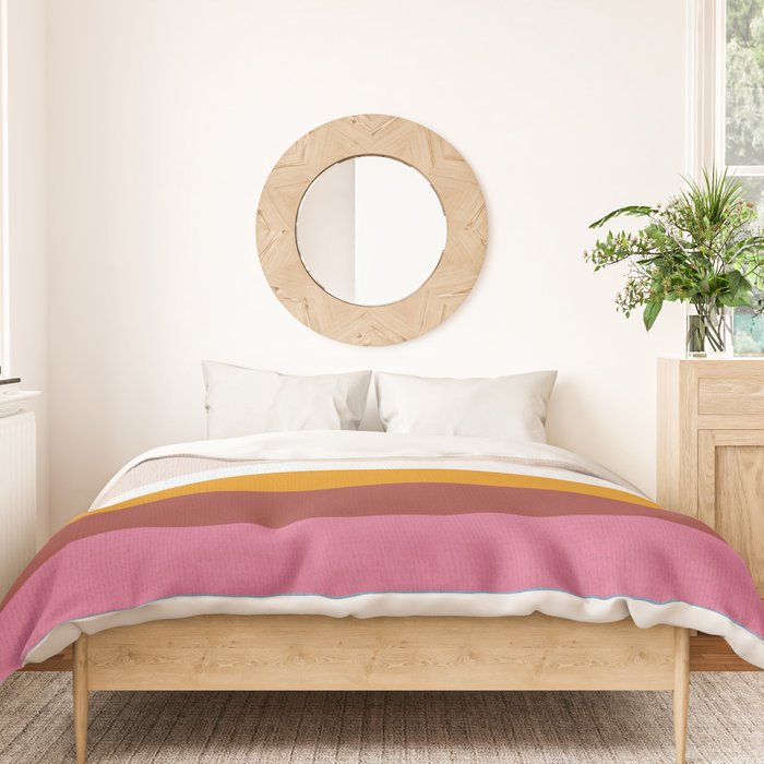 Modern Eclectic Rainbow Duvet Cover Gallery Image 3