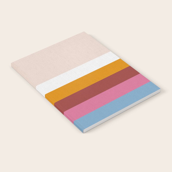 Modern Eclectic Rainbow Notebook Gallery Image 1
