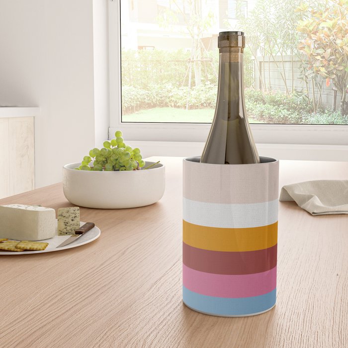 Modern Eclectic Rainbow Wine Chiller Gallery Image 4
