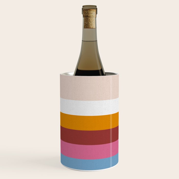 Modern Eclectic Rainbow Wine Chiller Gallery Image 1