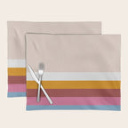 Modern Eclectic Rainbow Placemat Gallery Image 1