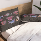 Salmon - dark Pillow Sham Gallery Image 2