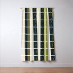 Grassy Dashed Stripes Window Curtain Gallery Image 3