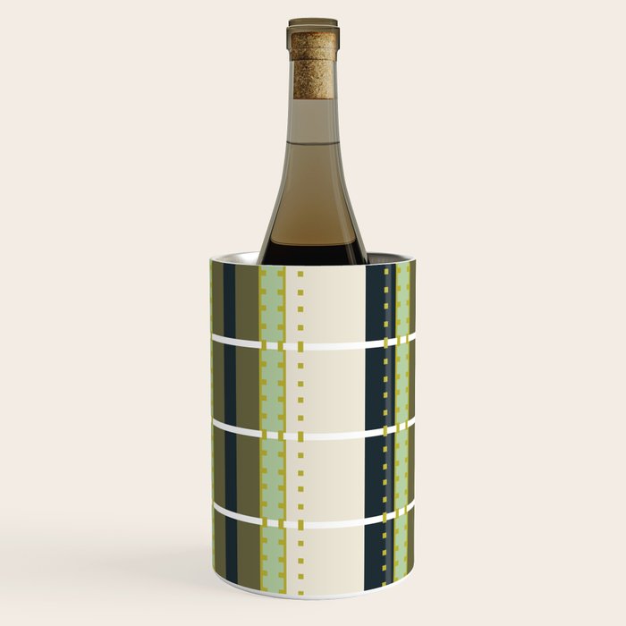 Grassy Dashed Stripes Wine Chiller Gallery Image 2