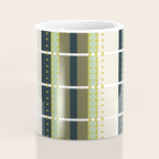 Grassy Dashed Stripes Coffee Mug Gallery Image 4