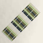 Grassy Dashed Stripes Yoga Mat Gallery Image 1