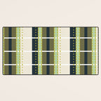 Grassy Dashed Stripes Desk Mat Gallery Image 3