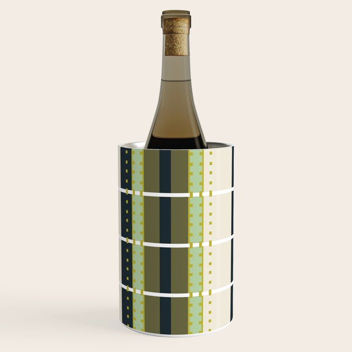 Grassy Dashed Stripes Wine Chiller Gallery Image 1