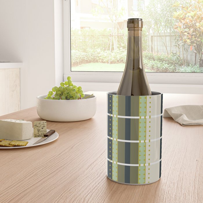 Grassy Dashed Stripes Wine Chiller Gallery Image 4